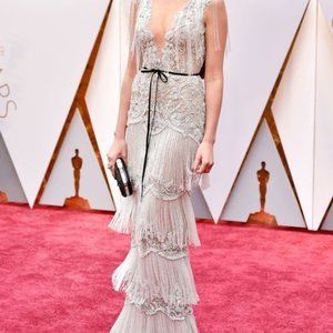 Gatsby roaring 20s white wedding/evening dress